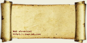 Jasmina Velimirović vizit kartica